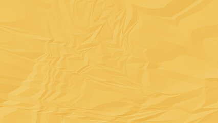 crumpled yellow paper background close up