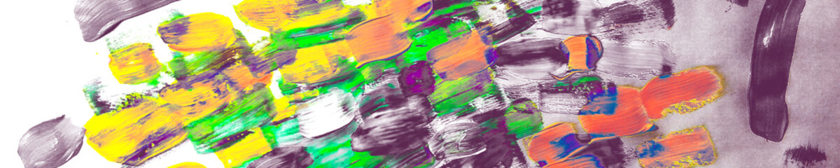 Acryl Stroke. Multi Marble Texture. Multicolour