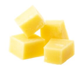 cheese isolated white background with clipping path