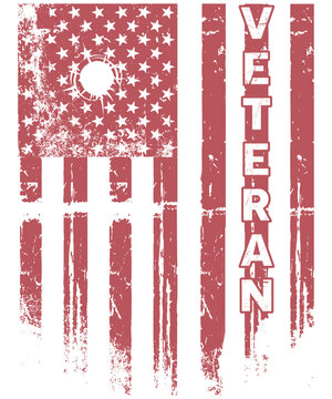 Fully editable Vector EPS 10 Outline of Veteran T-Shirt Design (Vertical) an image suitable for T-shirts, Mugs, Bags, Poster Cards, and much more. The Package is 4500* 5400px