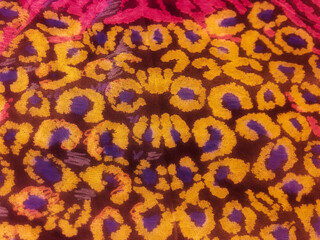 Brushes Print. Animal Skin Tiger. Tiger Tropical