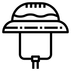 hat line icon style