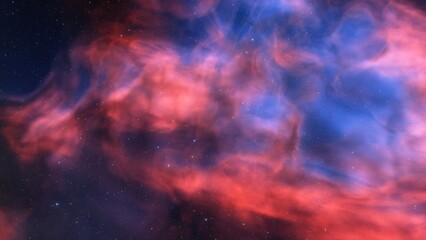 Obraz premium nebula gas cloud in deep outer space 