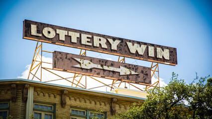 Street Sign to Lottery Win