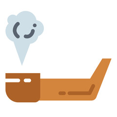 pipe flat icon style
