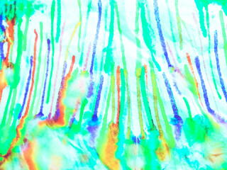 Colorful Design. Vintage Line Pattern. Water