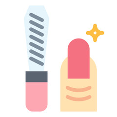 nail file flat icon style