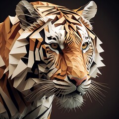tiger in the dark generative AI