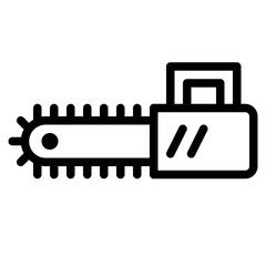 chainsaw line icon style