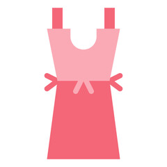 dress flat icon style
