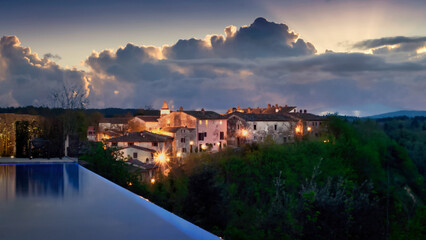 Obraz premium borgo toscano