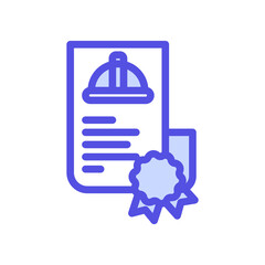 icon labor Legal document, legality, labor rights, law. editable file, vector illustration.