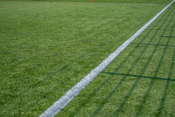 Obraz premium FOOTBALL / SOCCER ASTROTURF TOUCHLINE FAR