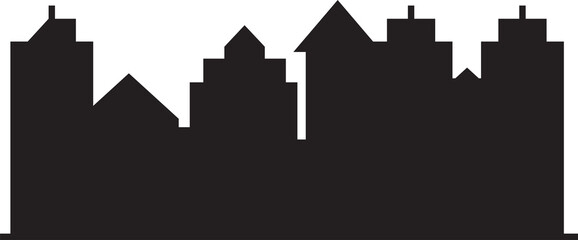 city skyline silhouette illustration