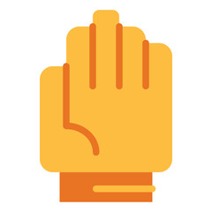 Obraz premium glove flat icon style