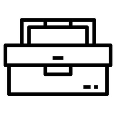 toolbox line icon style