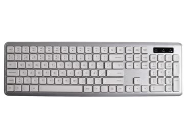 White spanish keyboard, pc equipment