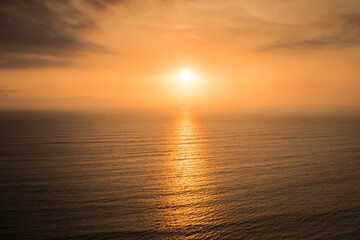 Fototapeta premium sunset over the ocean