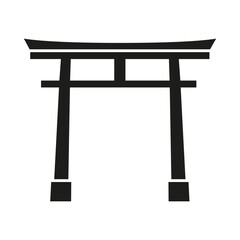 Japanese culture vector . Japan illustration sign. Japan themed symbol or logo.