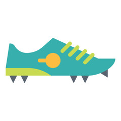 shoe flat icon style