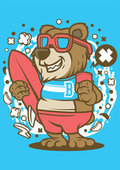 cartoon vector shirt template design and kids funny cartoon