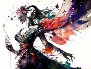 Flamenco Dancer - obrazy, fototapety, plakaty