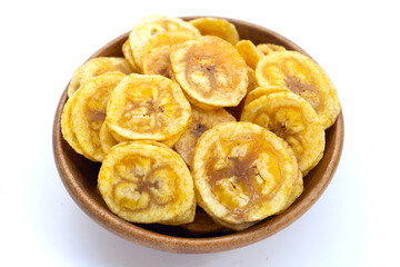 Banana stuffed with tamarind. Fruit snack