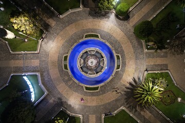 Plaza de armas de Celendín vista aérea 