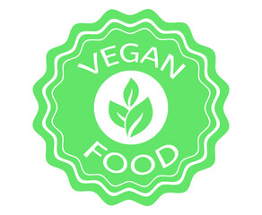 Vector illustration of a seal - Vegan Food