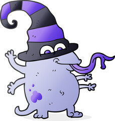 cartoon halloween alien