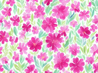 Flower pattern created with generative ai technology