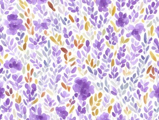 Flower pattern created with generative ai technology