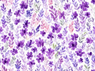 Flower pattern created with generative ai technology