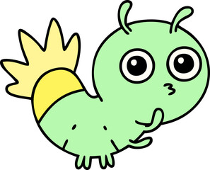 cute cartoon glow bug