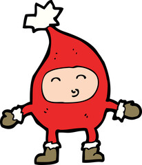 cartoon funny christmas character