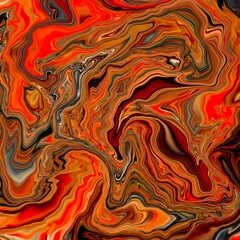 Orange abstract pattern
