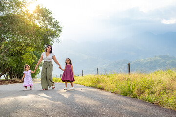 Fototapeta premium Three generations