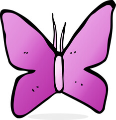 cartoon butterfly symbol