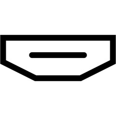 HDMI Input Line Icon