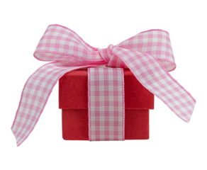 Gift box isolated on a transparent background