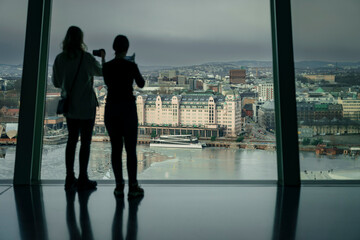 Oslo in a snowy winter