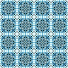 Multicolored Tiled Pattern