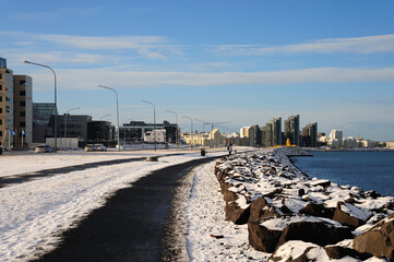 The Shore Walk in Reykjavik, Iceland