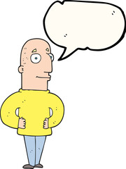 speech bubble cartoon content man