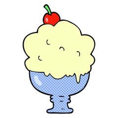 cartoon ice cream