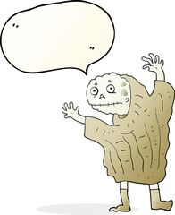 speech bubble cartoon halloween ghoul
