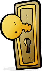 cartoon door knob
