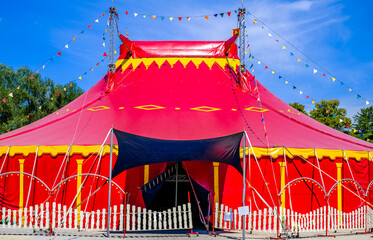 typical circus tent - close up © fottoo