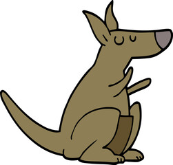 cartoon kangaroo