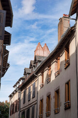 Fototapeta na wymiar Old house in the city of Rodez in France